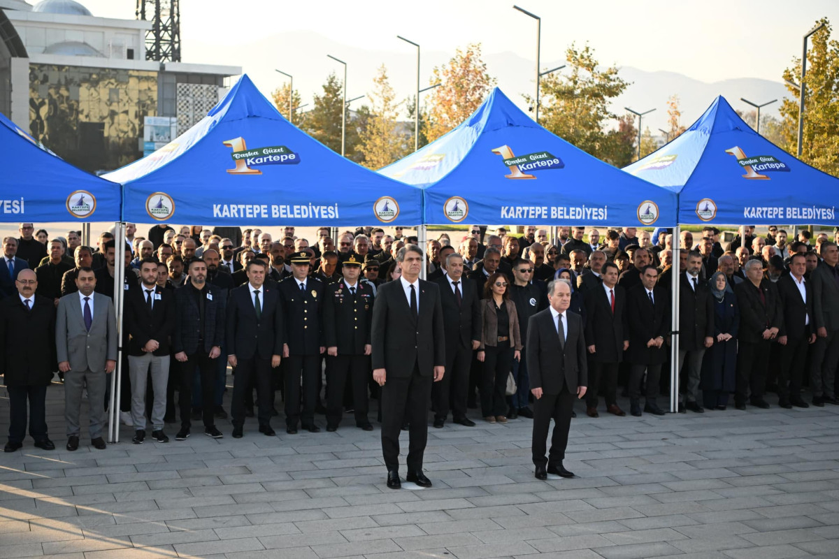 KARTEPE’DE 10 KASIM TÖRENLERİ