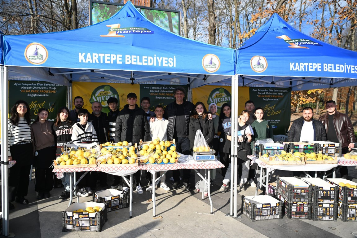 Kartepe’den Bilime Destek: 1 Ton Ayva Bilim Parkı İçin Satıldı